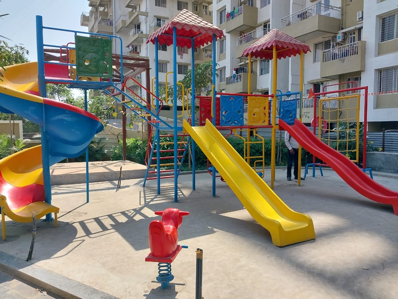 Playground  Multi Platform slider swing climb