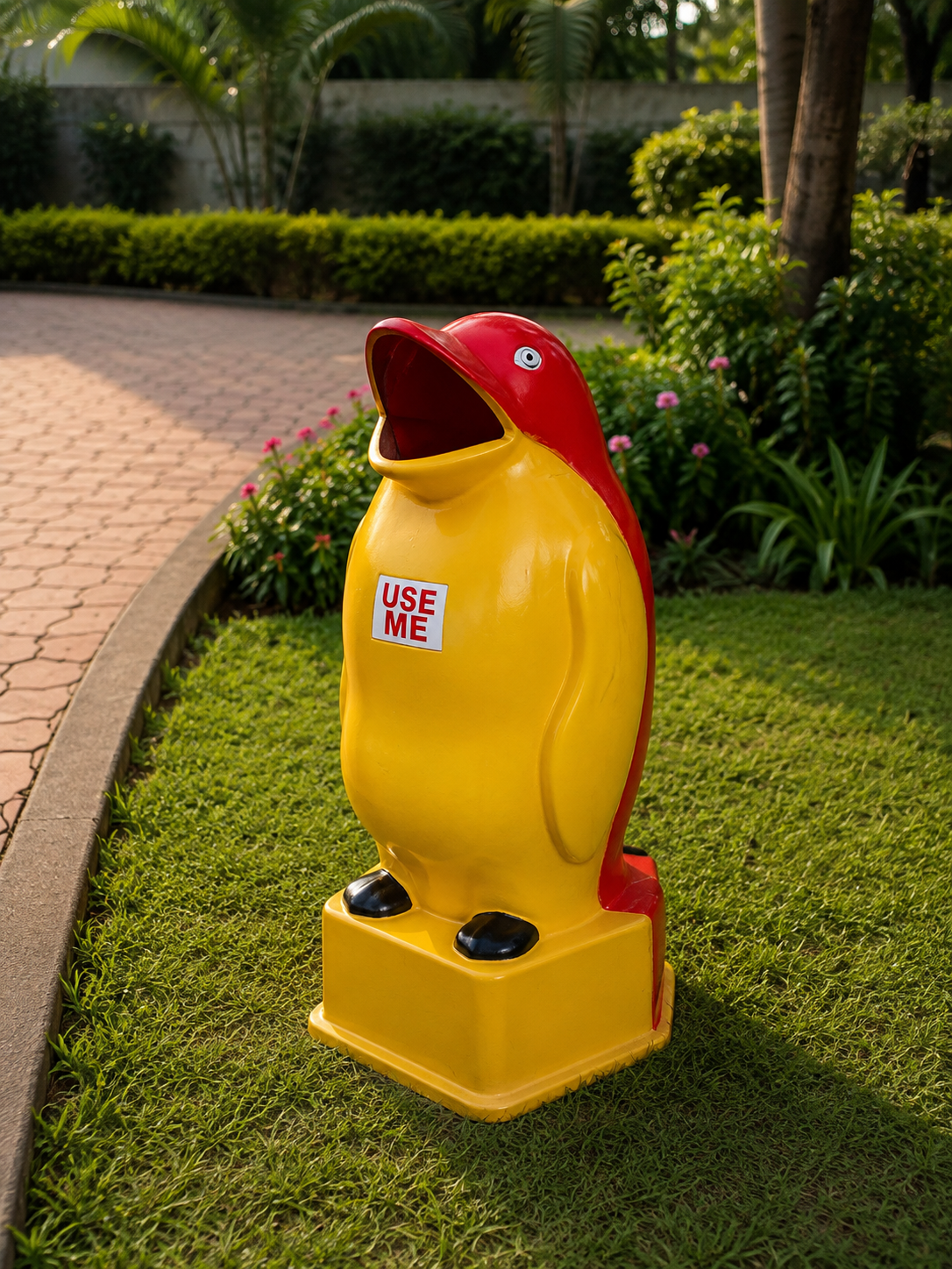 FRP Penguin Dustbin