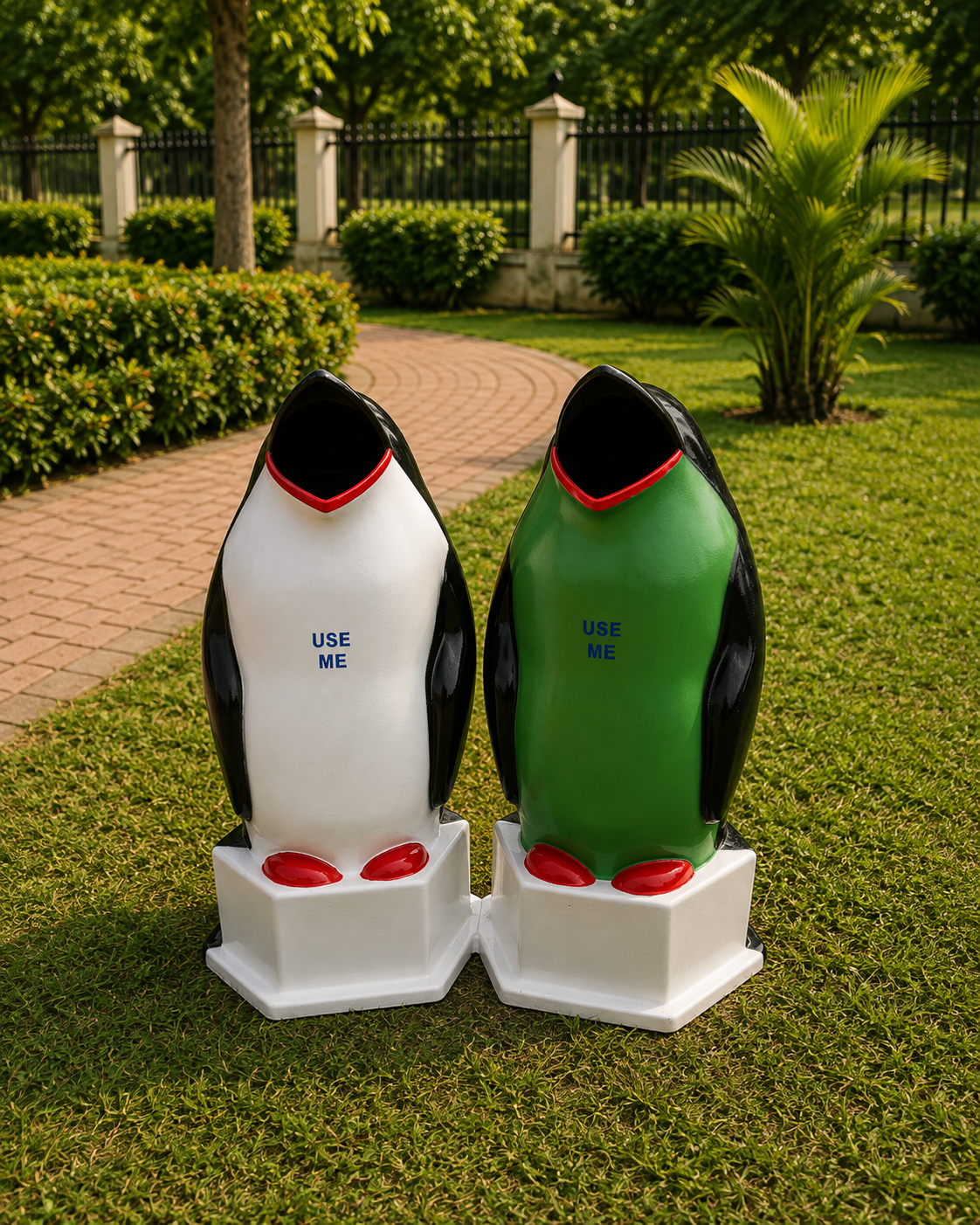FRP Penguin Dustbin