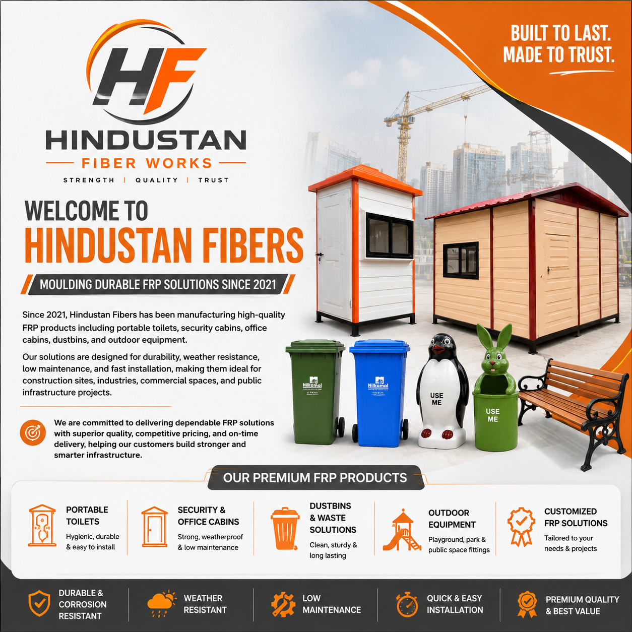 Hindustan Fiber Works manufacturing unit